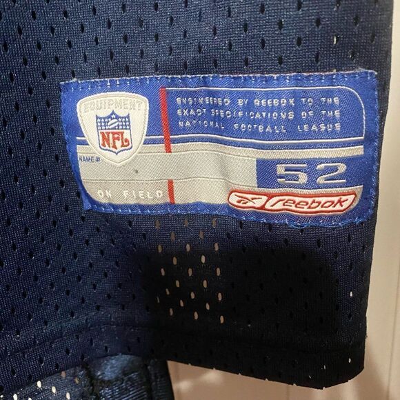 Chicago Bears #54 Brian Urlacher NFL Equipment Reebok Vintage Jersey - Picture 3 of 11